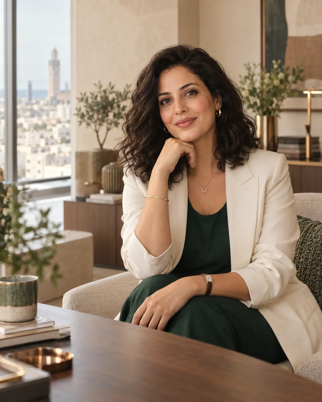 Nora El Mansouri, coach professionnelle fictive
